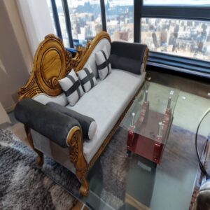 (SAMRAT) Teak Wooden Sofa