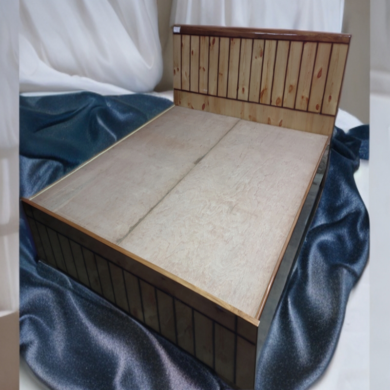 (SAMRAT) Wooden Bed Without Box
