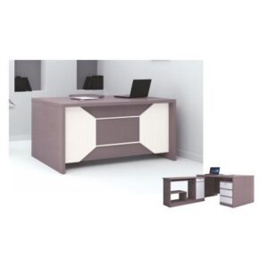(SMARTWOOD) DOT-01 With Runner & Pedestal Office Table