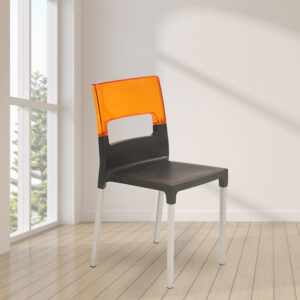 (Supreme) Diva Armless Plastic Chairs With Steel Legs