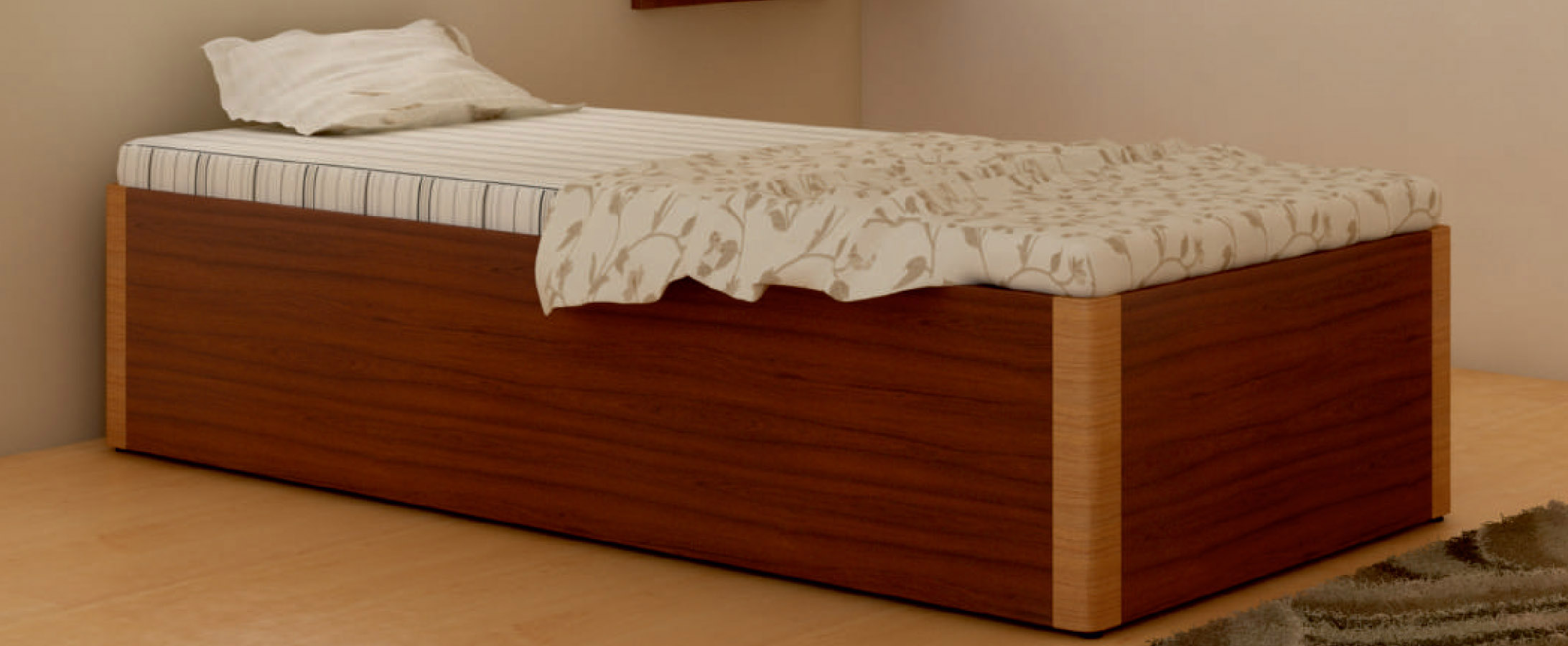 (CRYSTAL) CS-19 Diwan with Top Storage