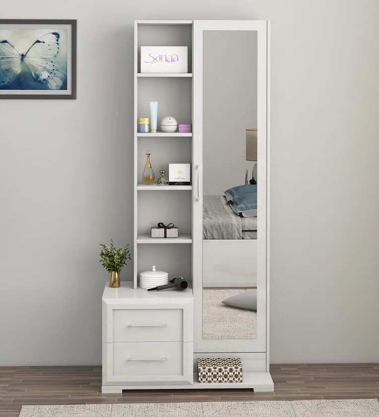 (KOSMO) Arctic Dresser in High Gloss White Finish