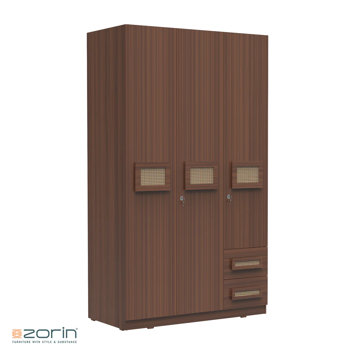 (ZORIN) Cairo Wardrobe 3 Door