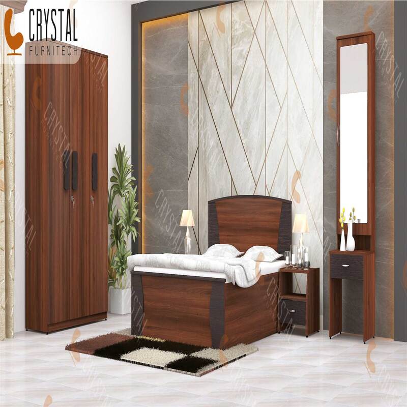 (CRYSTAL) Turene Bed With Top Storage 15mm